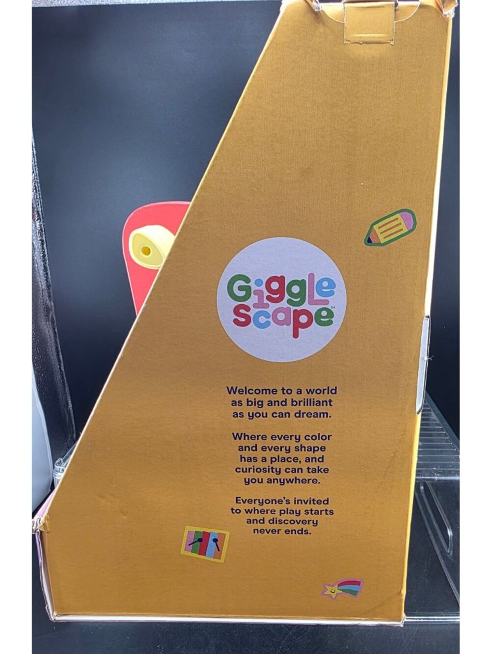 Gigglescape Construction Play Set 36-Piece With Electric Drill & Wooden Toolbox - Picture 7 of 12